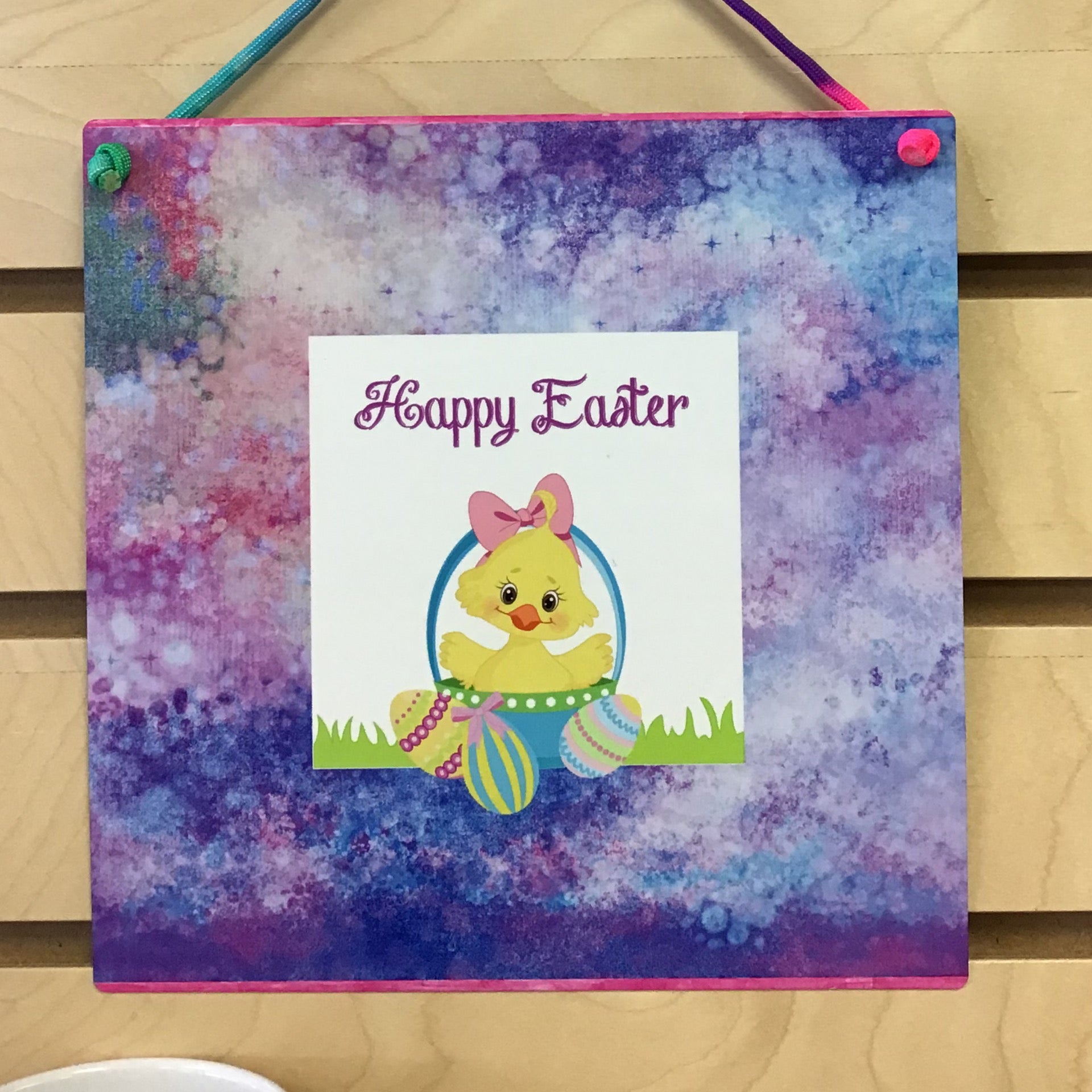 Easter 8x8 sign | PJ's Crafty Corner